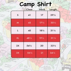 Unisex Disney Tops<A Goofy Movie Map Camp Shirt
