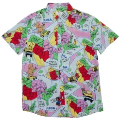Unisex Disney Tops<A Goofy Movie Map Camp Shirt