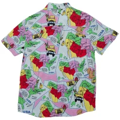 Unisex Disney Tops<A Goofy Movie Map Camp Shirt