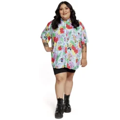 Unisex Disney Tops<A Goofy Movie Map Camp Shirt