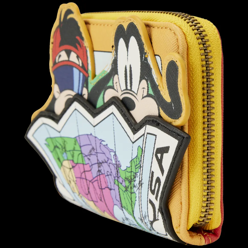 Disney Wallets<A Goofy Movie Road Trip Zip Around Wallet