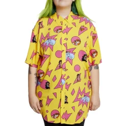Unisex Disney Tops<Aladdin Genie Camp Shirt