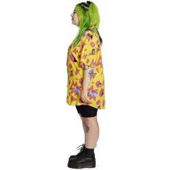 Unisex Disney Tops<Aladdin Genie Camp Shirt
