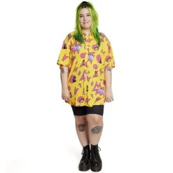 Unisex Disney Tops<Aladdin Genie Camp Shirt