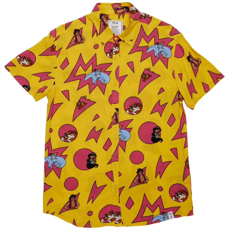 Unisex Disney Tops<Aladdin Genie Camp Shirt