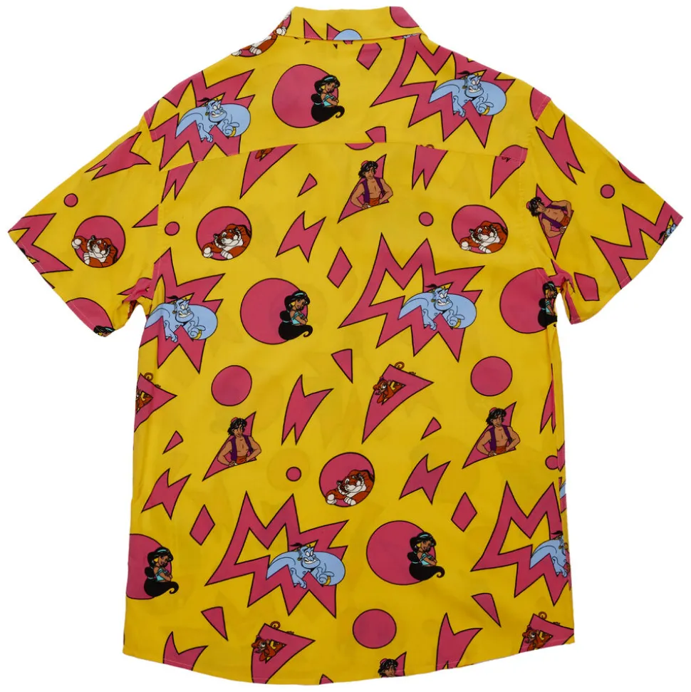 Unisex Disney Tops<Aladdin Genie Camp Shirt