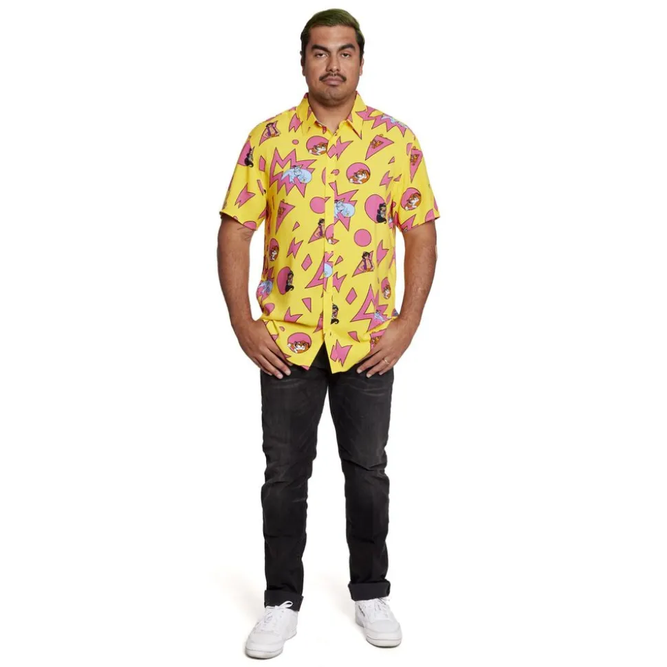 Unisex Disney Tops<Aladdin Genie Camp Shirt
