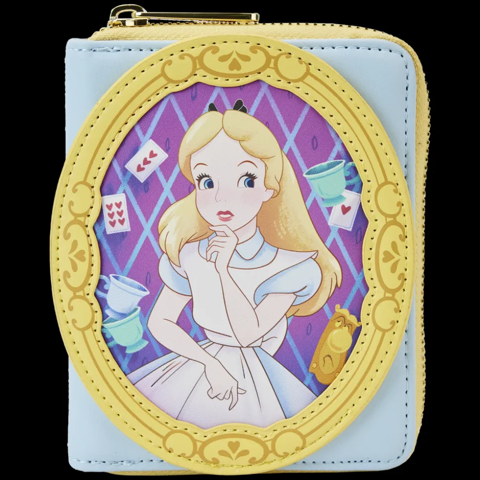 Disney Wallets<Alice In Wonderland Cameo Zip Around Wallet