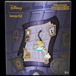 Disney Enamel Pins<Alice In Wonderland Falling Down The Rabbit Hole 3" Collector Box Sliding Pin