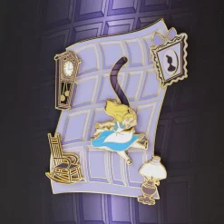 Disney Enamel Pins<Alice In Wonderland Falling Down The Rabbit Hole 3" Collector Box Sliding Pin