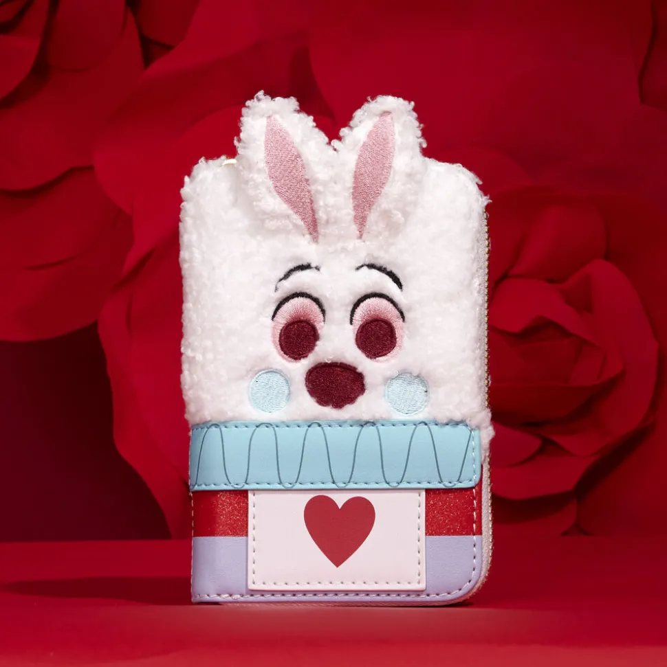 Disney Wallets<Alice In Wonderland White Rabbit Cosplay Zip Around Wallet