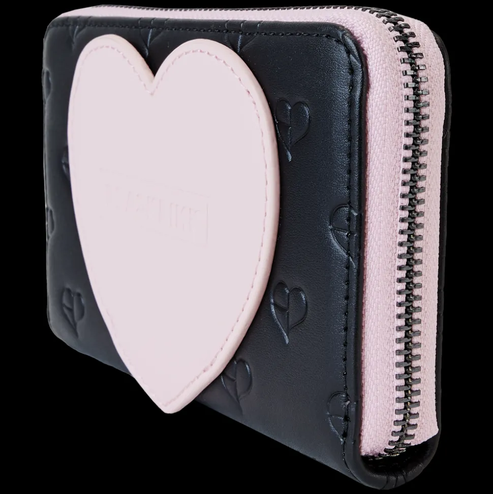 BLACKPINK Wallets< All-Over Print Heart Zip Around Wallet