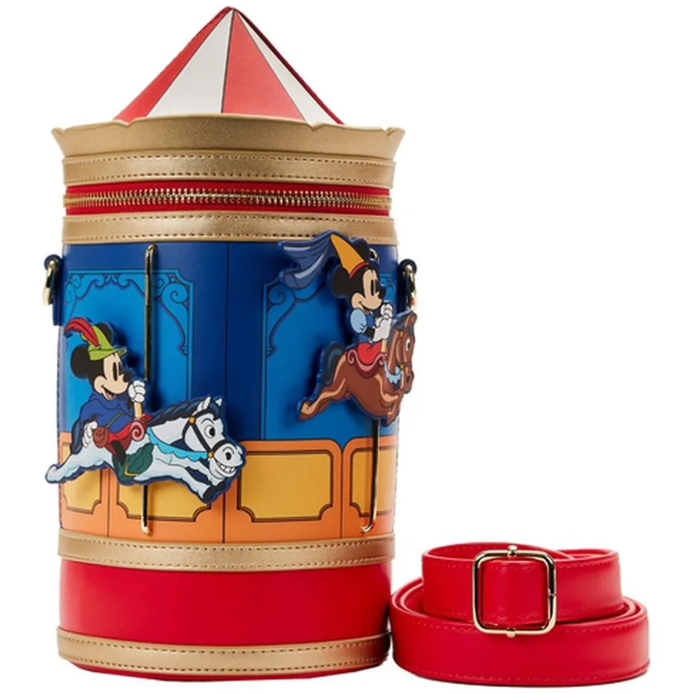 Disney Crossbody Bags<Brave Little Tailor Mickey And Minnie Mouse Carousel Crossbody Bag