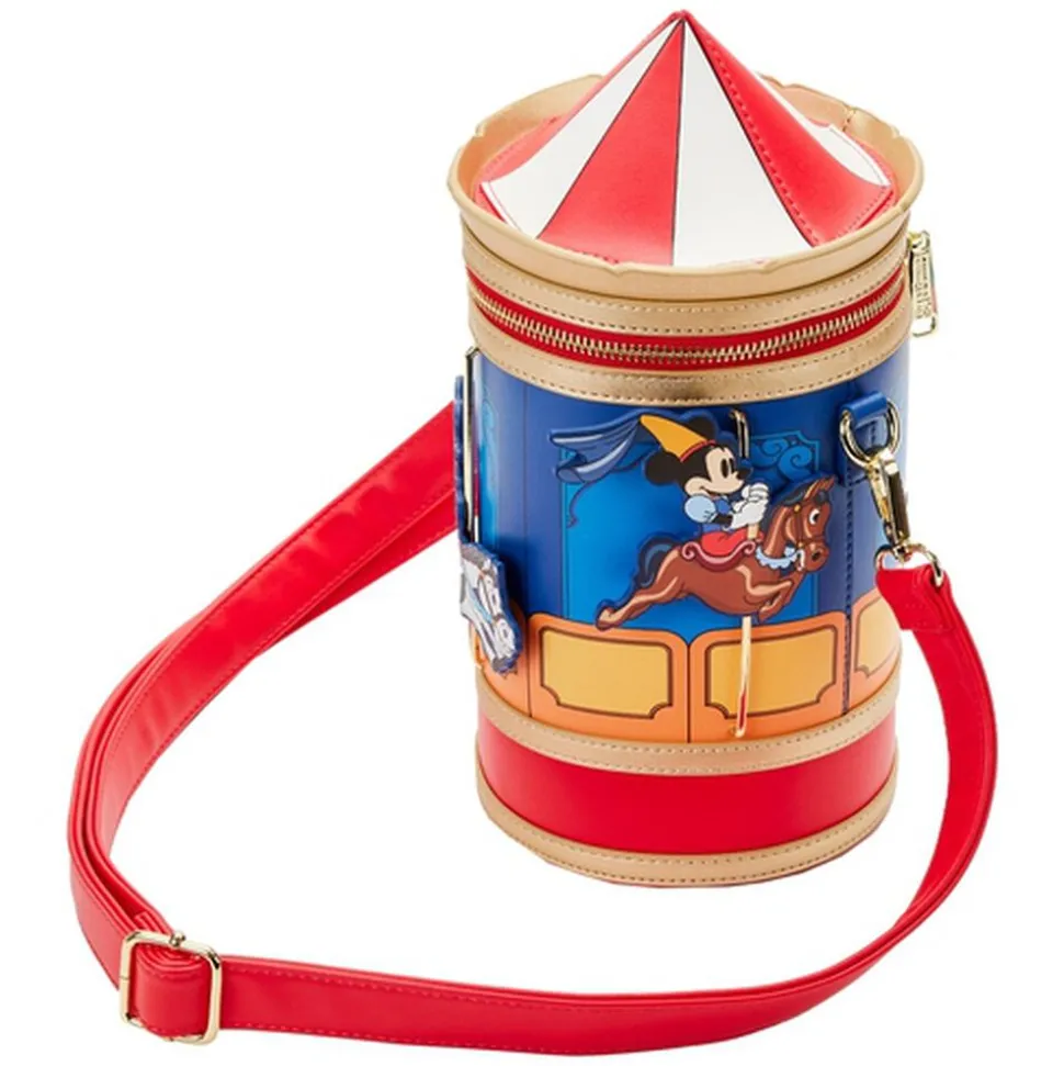Disney Crossbody Bags<Brave Little Tailor Mickey And Minnie Mouse Carousel Crossbody Bag
