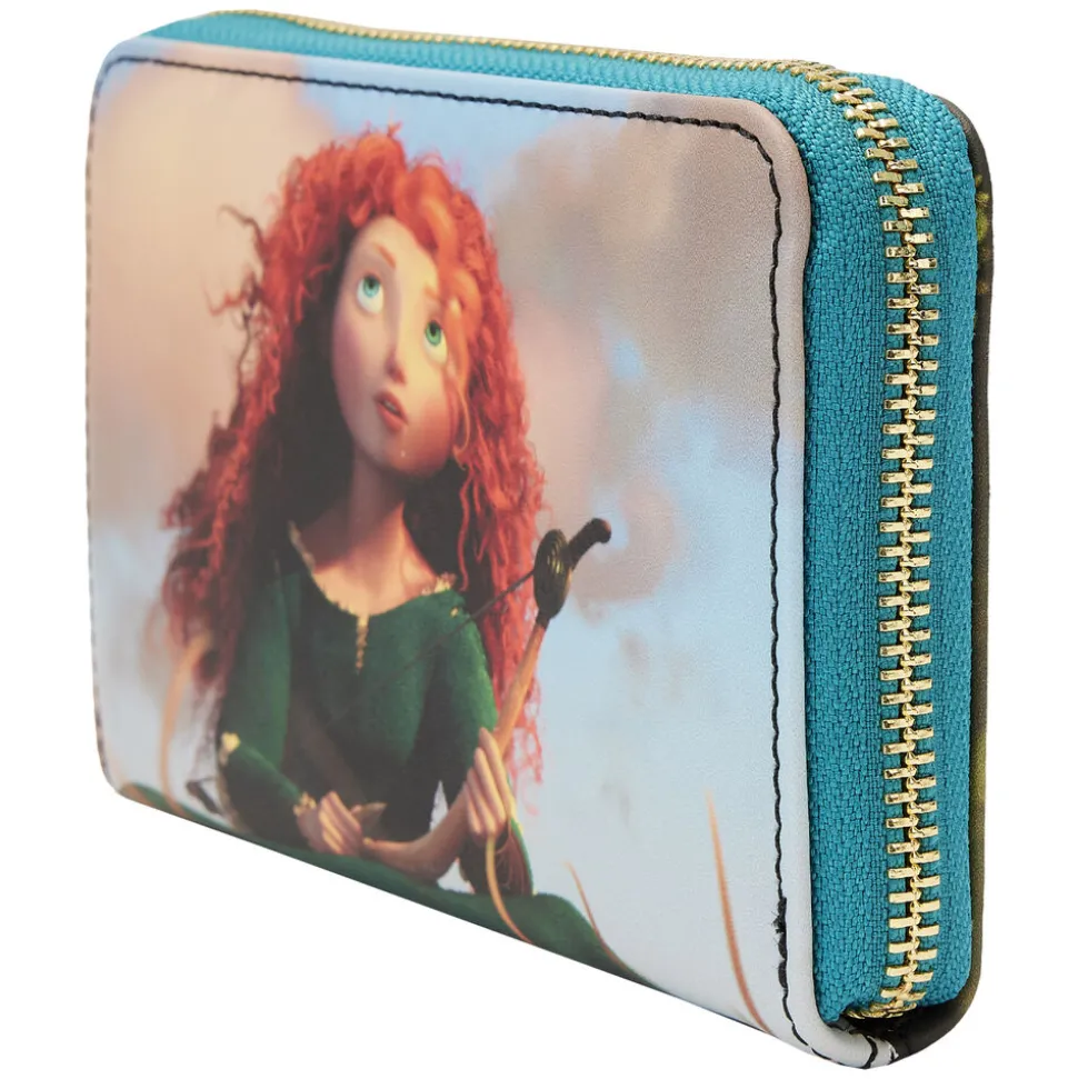 Pixar Wallets<Brave Princess Scenes Zip Around Wallet