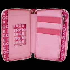 Breast Cancer Research Foundation Wallets< Exclusive Pink Ribbon Sequin Zip Around Wallet