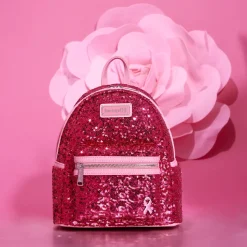 Breast Cancer Research Foundation Mini Backpacks< Exclusive Pink Ribbon Sequin Mini Backpack