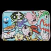 Cartoon Network Wallets< Retro Collage Zip Around Wallet