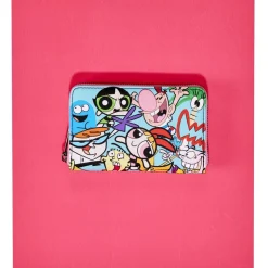 Cartoon Network Wallets< Retro Collage Zip Around Wallet