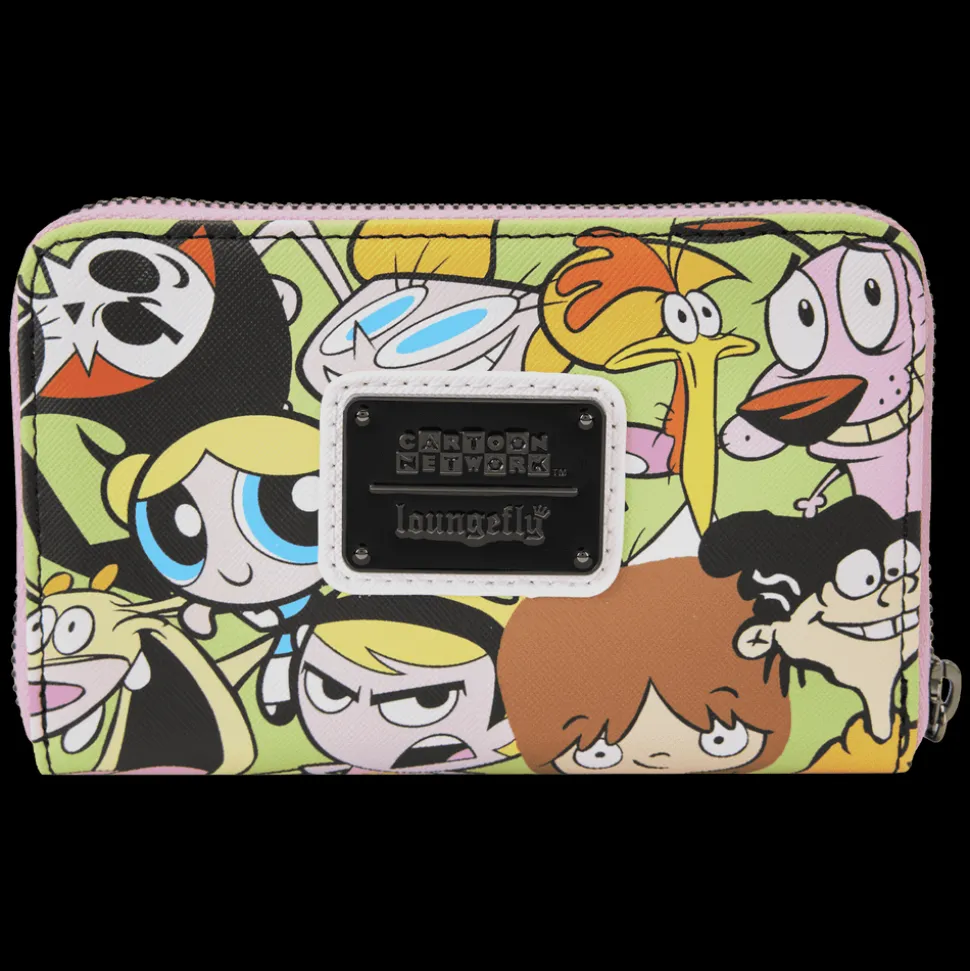Cartoon Network Wallets< Retro Collage Zip Around Wallet