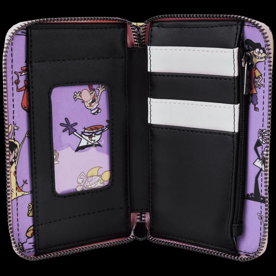 Cartoon Network Wallets< Retro Collage Zip Around Wallet