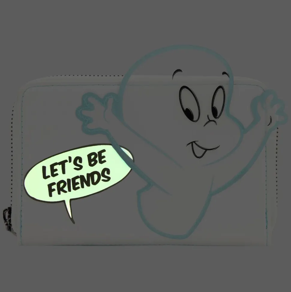 Casper the Friendly Ghost Wallets< Glow Zip Around Wallet