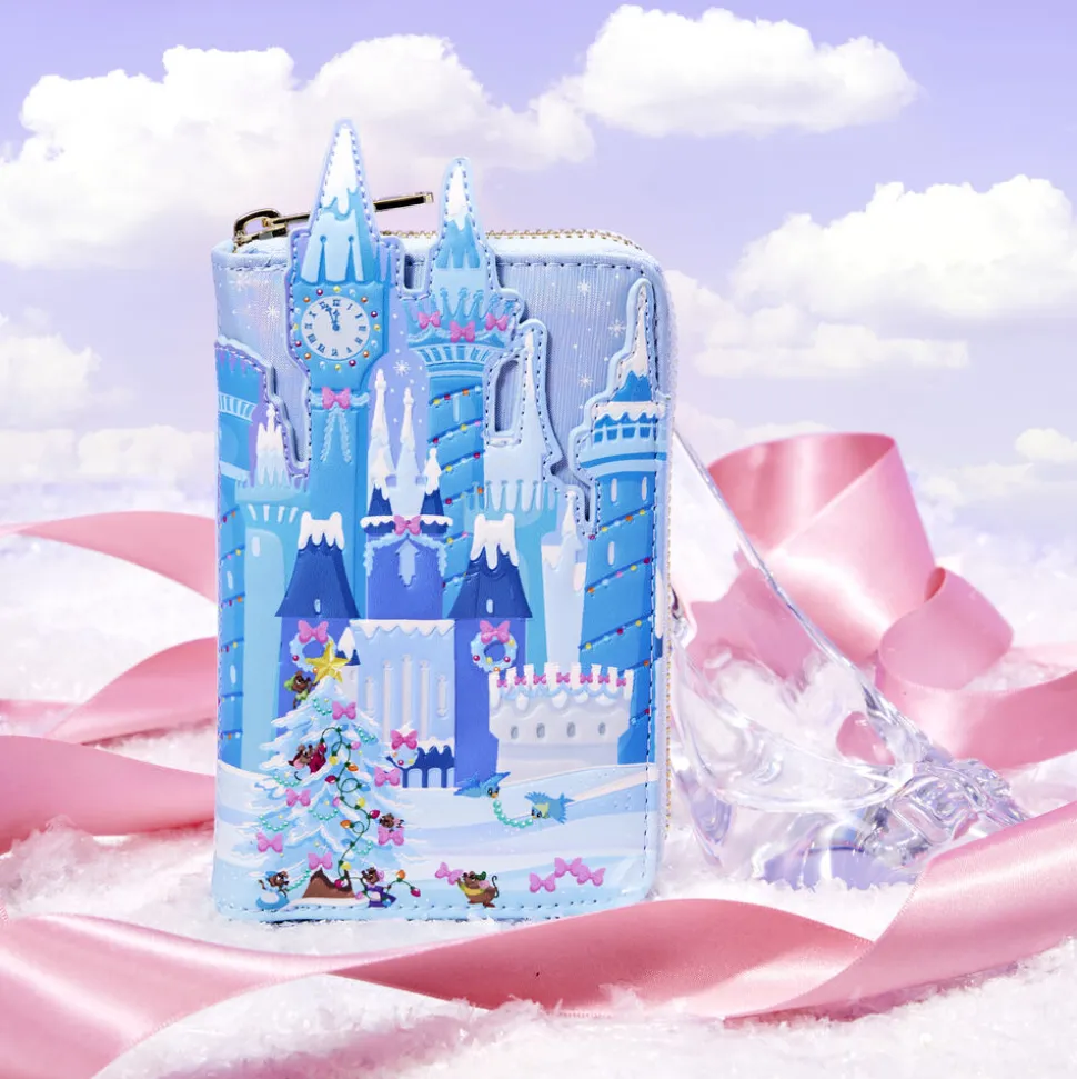 Disney Wallets<Cinderella Exclusive Holiday Castle Zip Around Wallet