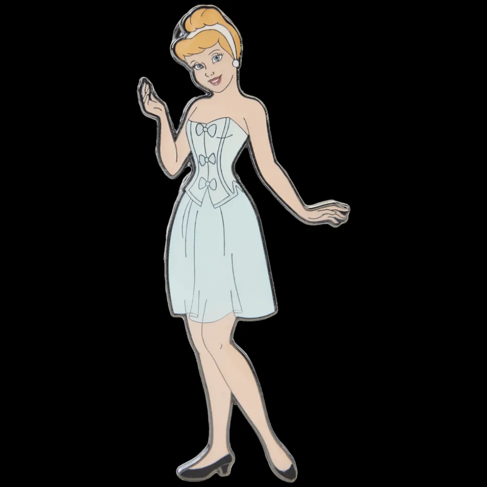 Disney Enamel Pins<Cinderella Paper Dolls Magnetic Pin Set