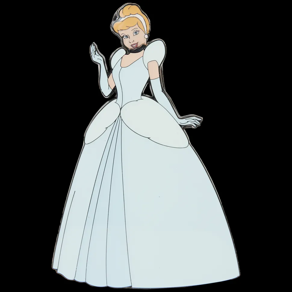 Disney Enamel Pins<Cinderella Paper Dolls Magnetic Pin Set