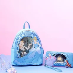Disney Wallets<Cinderella Princess Series Lenticular Zip Around Wristlet Wallet