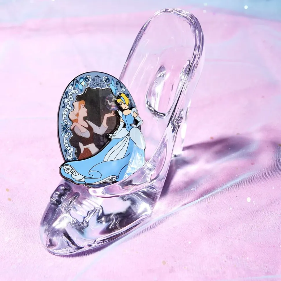 Disney Enamel Pins<Cinderella Princess Series 3" Collector Box Lenticular Pin
