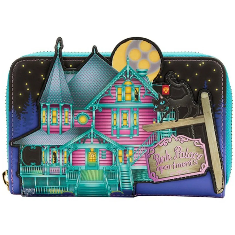 Coraline Wallets< Glow In The Dark House Zip Around Wallet