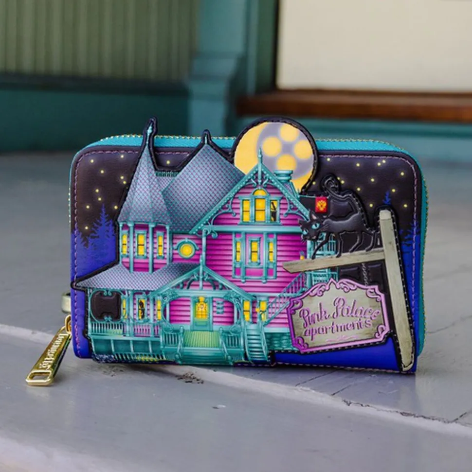 Coraline Wallets< Glow In The Dark House Zip Around Wallet