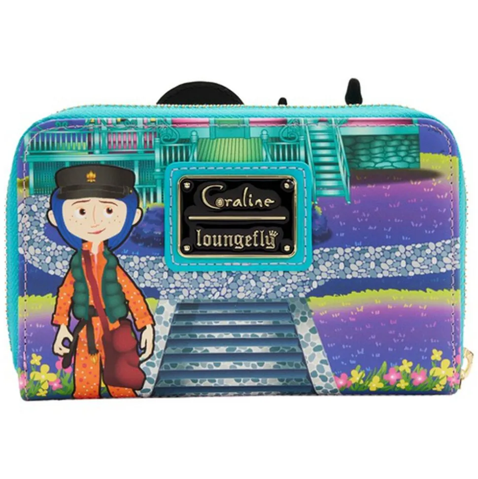 Coraline Wallets< Glow In The Dark House Zip Around Wallet