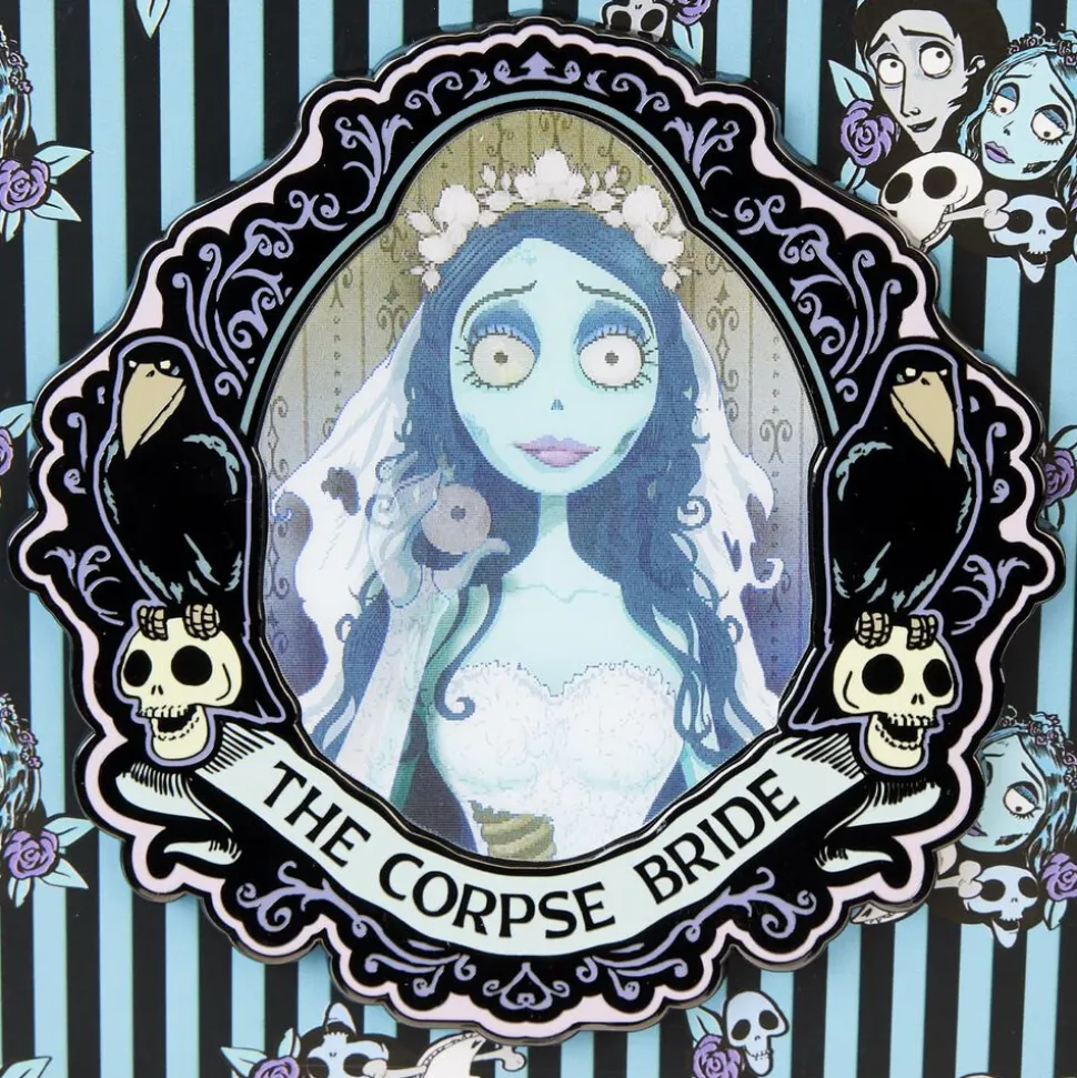 Corpse Bride Enamel Pins< Emily Lenticular 3" Collector Box Pin