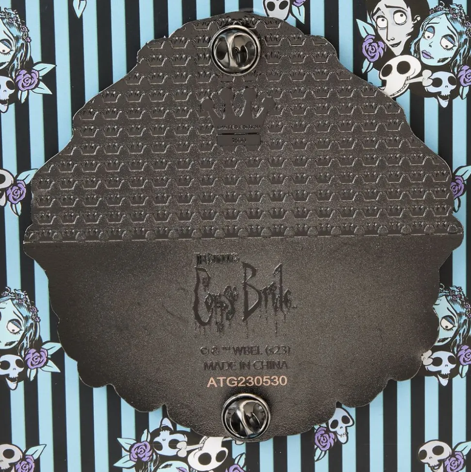 Corpse Bride Enamel Pins< Emily Lenticular 3" Collector Box Pin