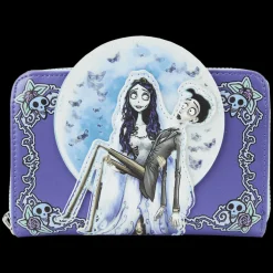 Corpse Bride Wallets< Moon Zip Around Wallet