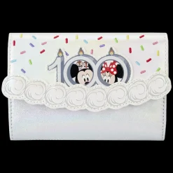Disney Wallets<100 Anniversary Celebration Cake Flap Wallet