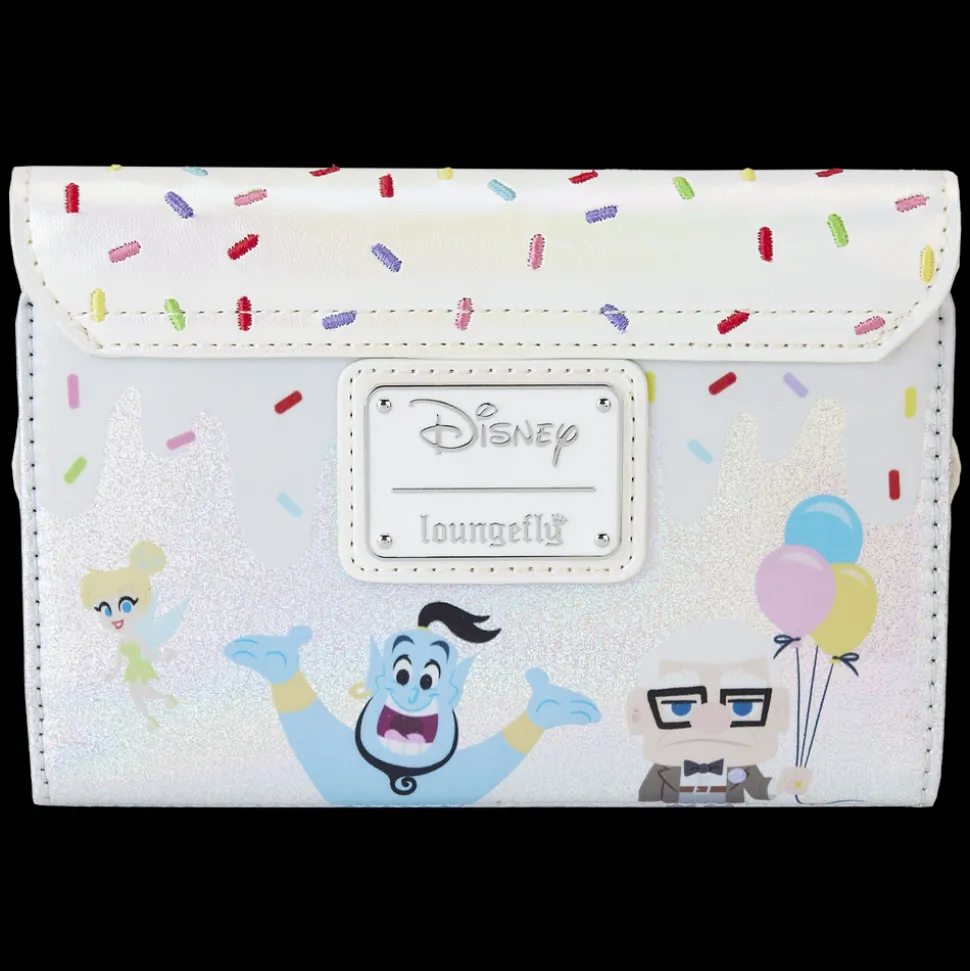 Disney Wallets<100 Anniversary Celebration Cake Flap Wallet