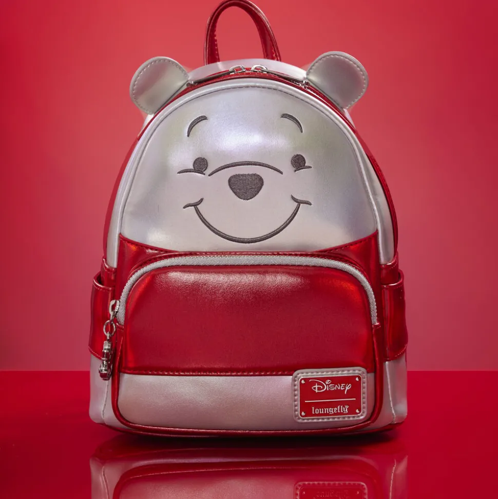 Disney Mini Backpacks<100 Limited Edition Exclusive Platinum Winnie The Pooh Cosplay Mini Backpack