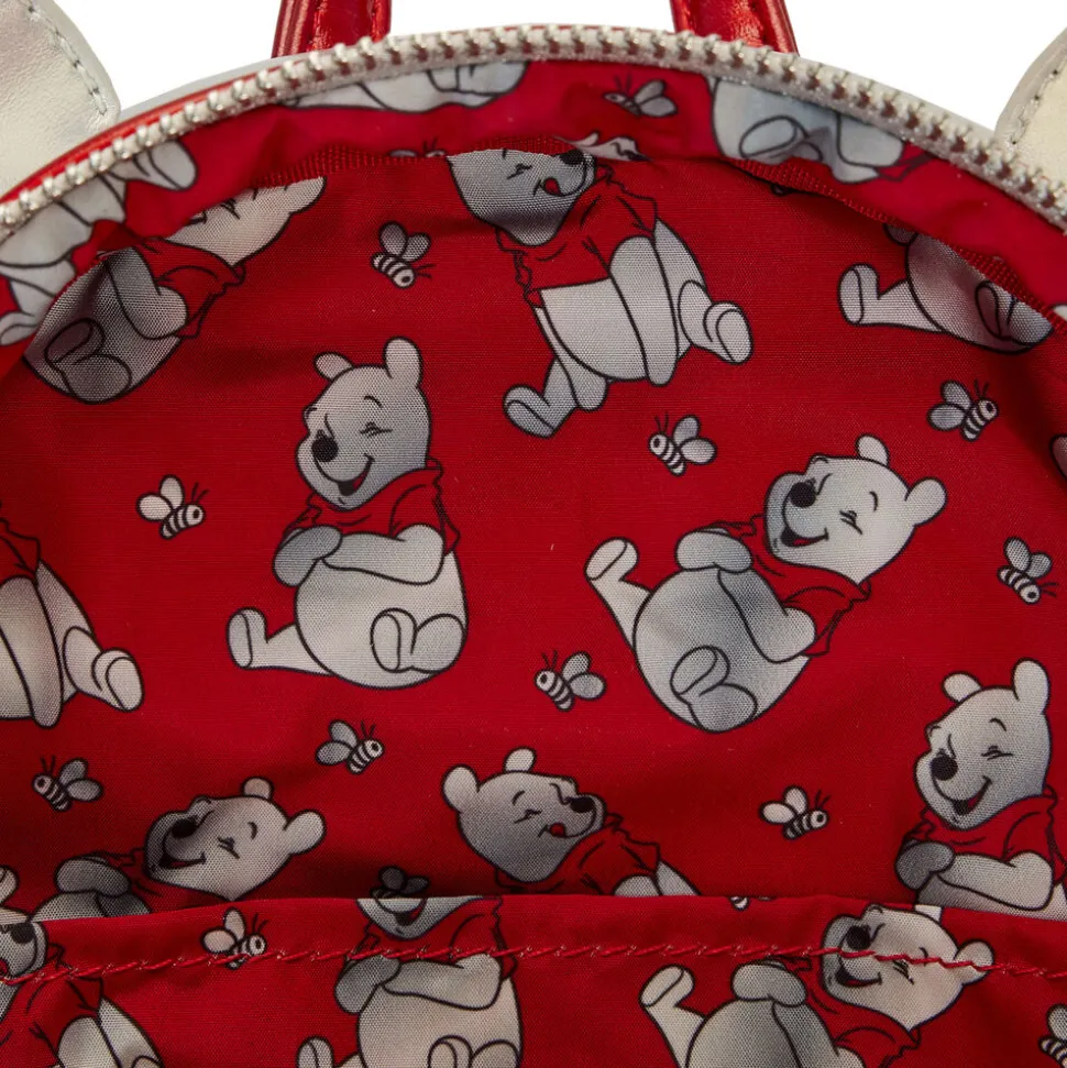 Disney Mini Backpacks<100 Limited Edition Exclusive Platinum Winnie The Pooh Cosplay Mini Backpack