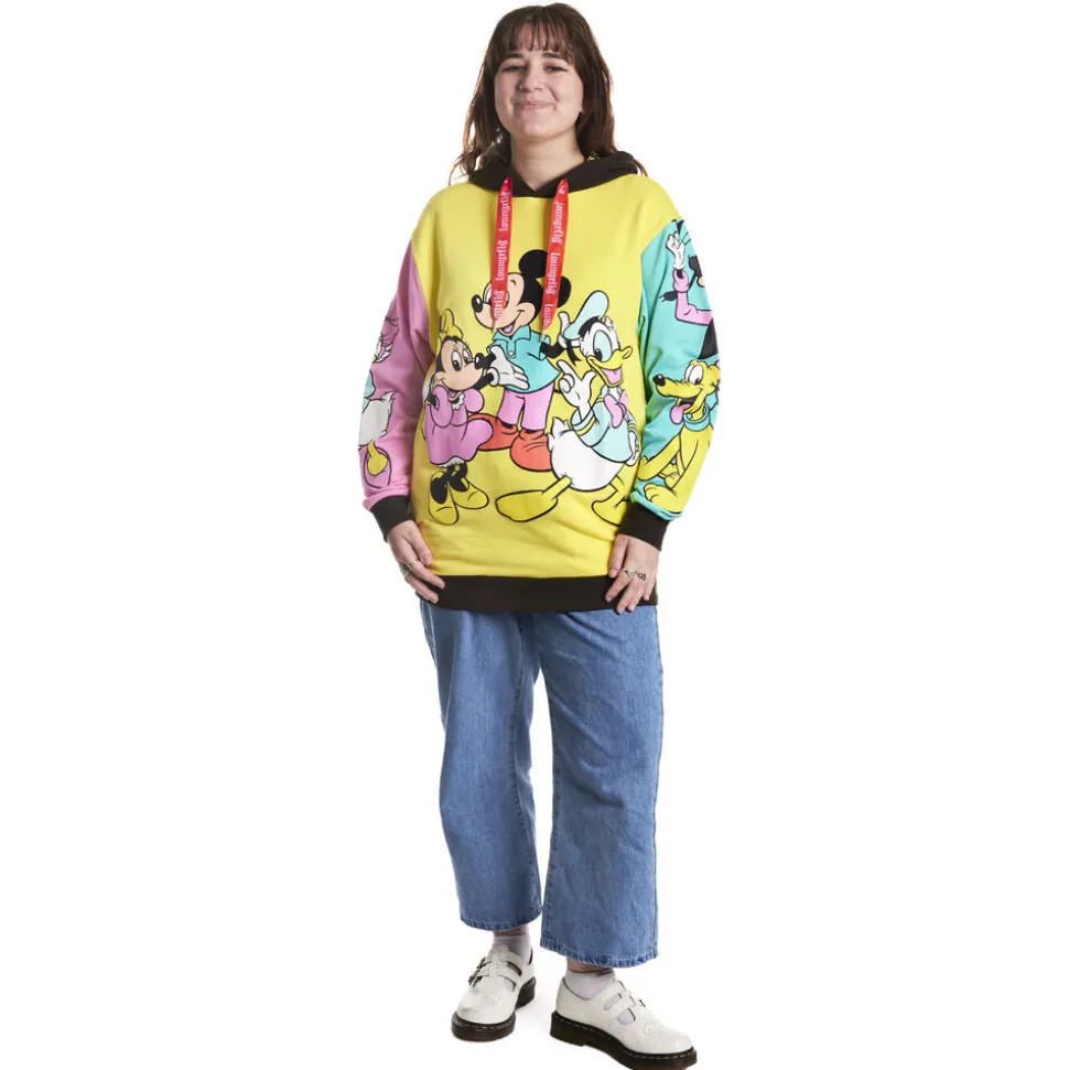 Unisex Disney Tops<100 Mickey & Friends Classic Color Block Unisex Hoodie