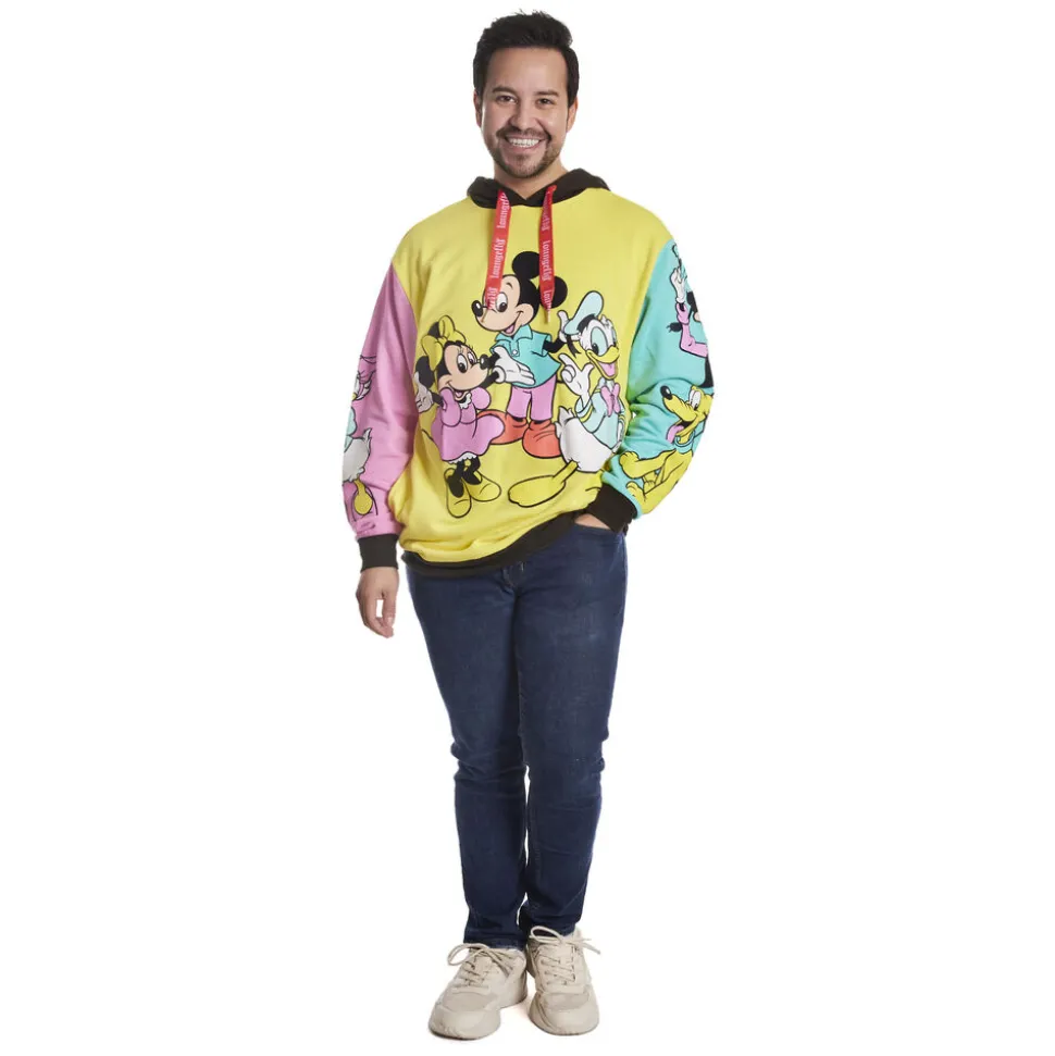 Unisex Disney Tops<100 Mickey & Friends Classic Color Block Unisex Hoodie