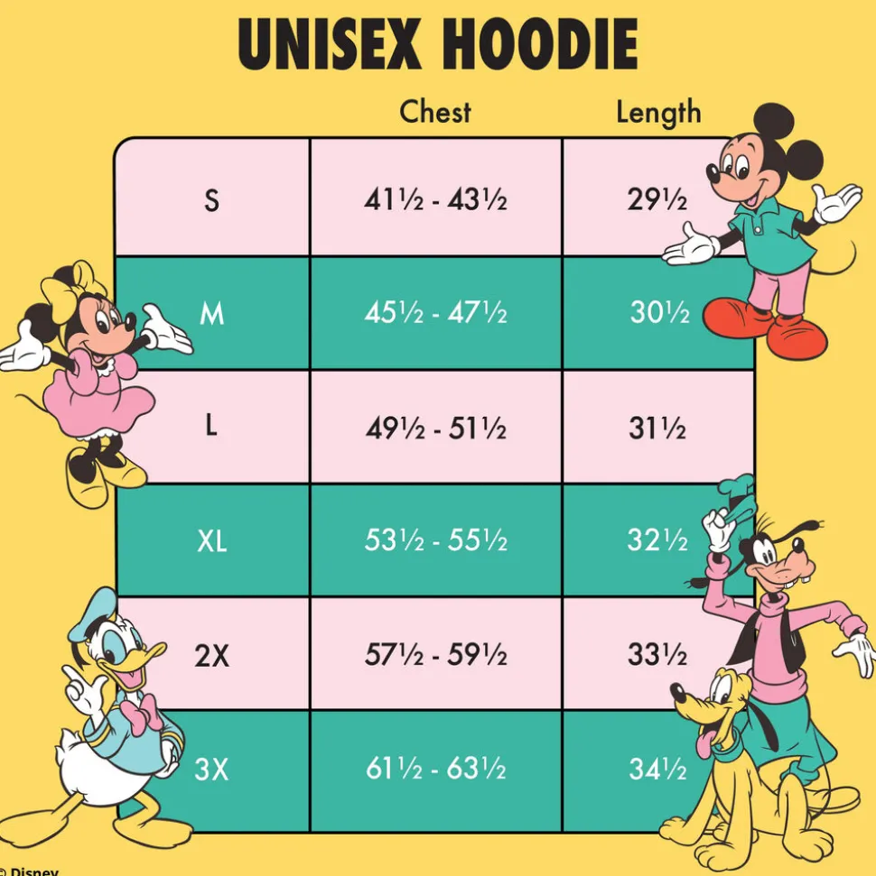 Unisex Disney Tops<100 Mickey & Friends Classic Color Block Unisex Hoodie