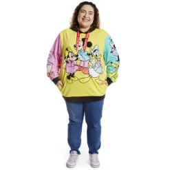 Unisex Disney Tops<100 Mickey & Friends Classic Color Block Unisex Hoodie