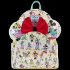 Disney Mini Backpacks<100 Mickey & Friends Classic All-Over Print Iridescent Mini Backpack With Ear Headband