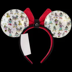 Disney Mini Backpacks<100 Mickey & Friends Classic All-Over Print Iridescent Mini Backpack With Ear Headband