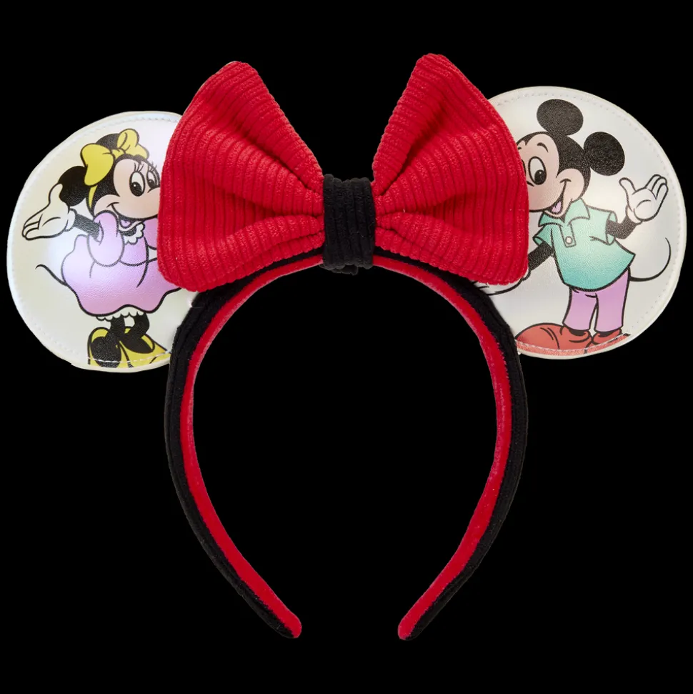 Disney Mini Backpacks<100 Mickey & Friends Classic All-Over Print Iridescent Mini Backpack With Ear Headband