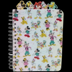 Disney Stationery<100 Mickey & Friends Classic Stationery Spiral Tab Journal