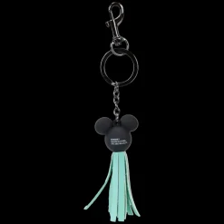 Disney Keychains<100 Mickey Mouse Classic Tassle Bag Charm